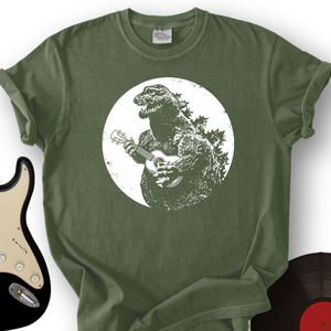 Dinosaur Playing Ukulele T-Shirt