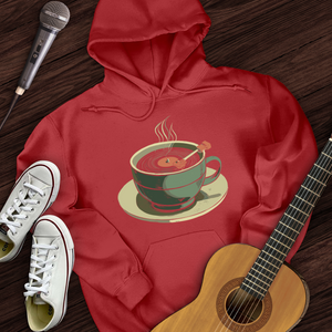 Coffee Cup Record Player Hoodie