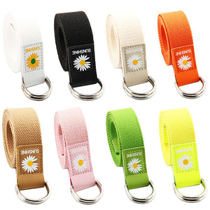Daisy Canvas Belt