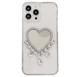 Heart Rhinestone iPhone Case