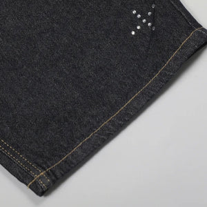 Rhinestone Detail Jeans