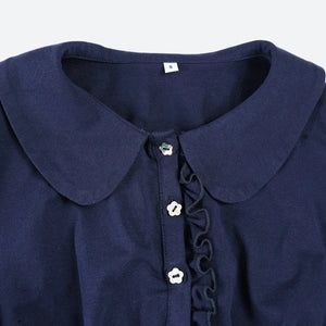 Ruffled Polo Mini Dress