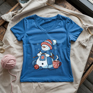 Frost and Knit Lady V-neck