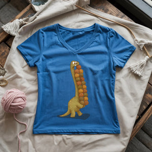 Yarnosaurus Rex Lady V-neck