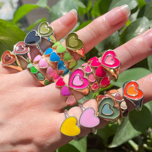 Y2K Heart Ring