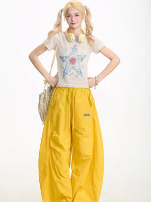 Y2K Parachute Pants