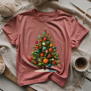 Yarn Christmas Tree T-shirt