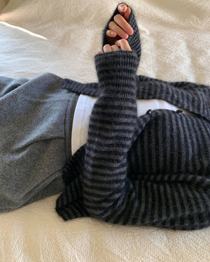 Emo Phase Striped Button-Up Cardigan