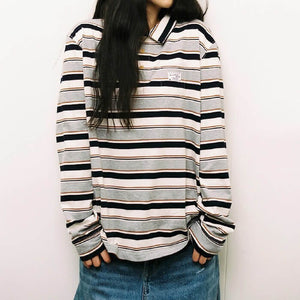 Dorm Room Diaries Stripe Rugby Polo