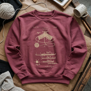 Vintage Knitting Pattern Sweatshirt