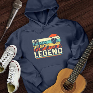Drummer Legend Dad Hoodie