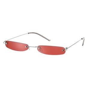 Y2K Rectangle Skinny Sunglasses