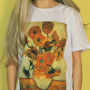 Van Gogh Sunflowers Tee