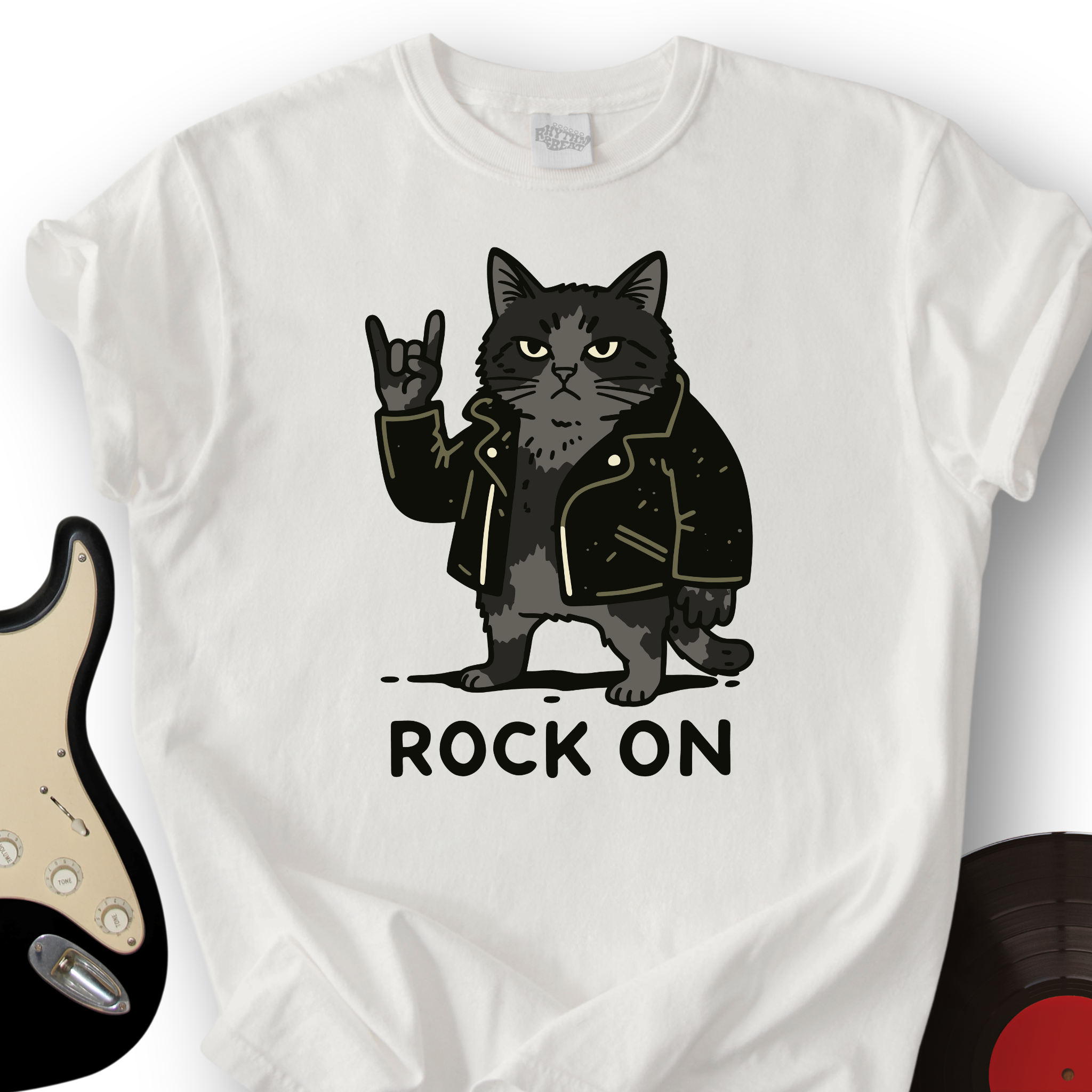Cat Rock On T-Shirt