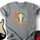 I Like Music More Than People T-Shirt