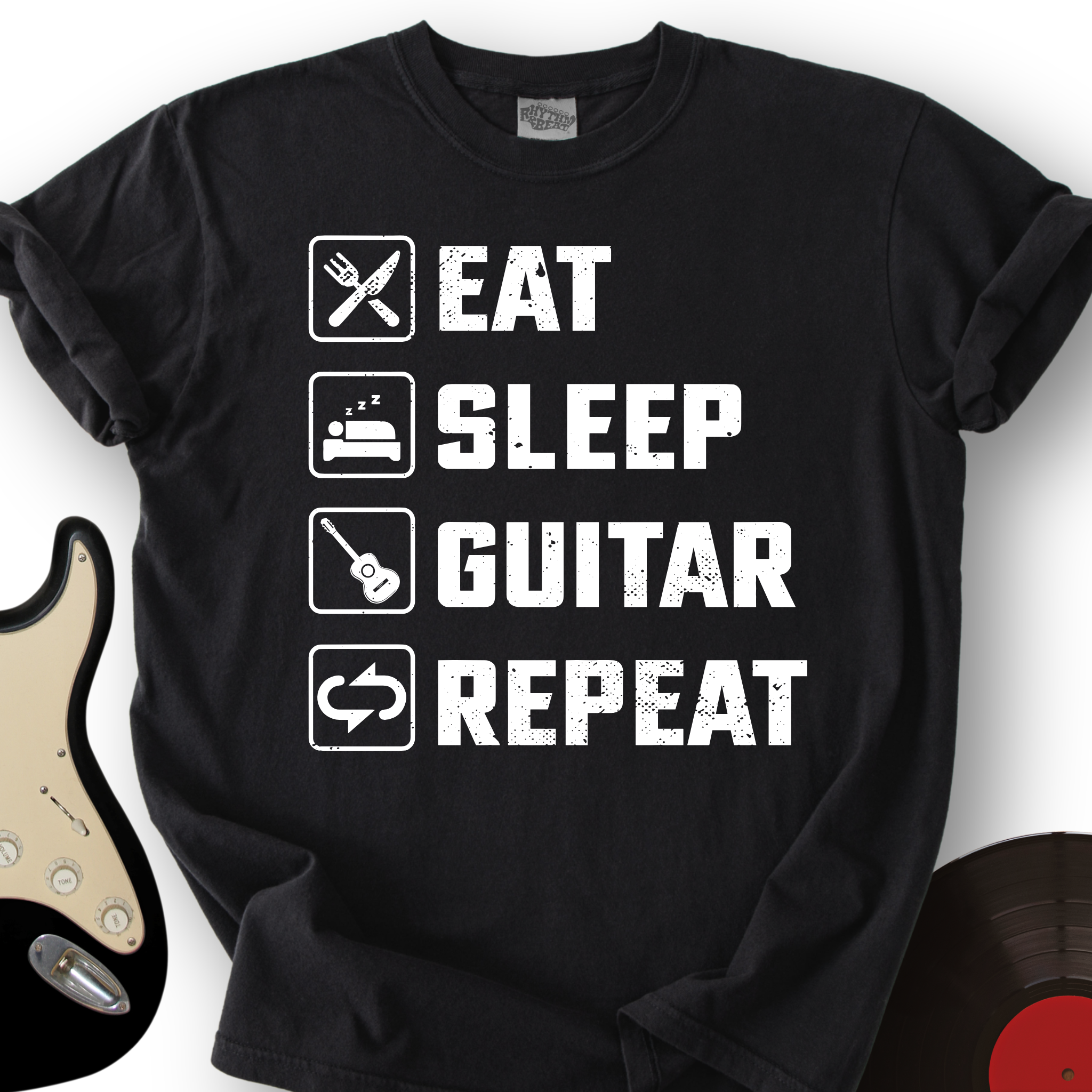 Eat, Sleep, Guitar, Repeat T-Shirt