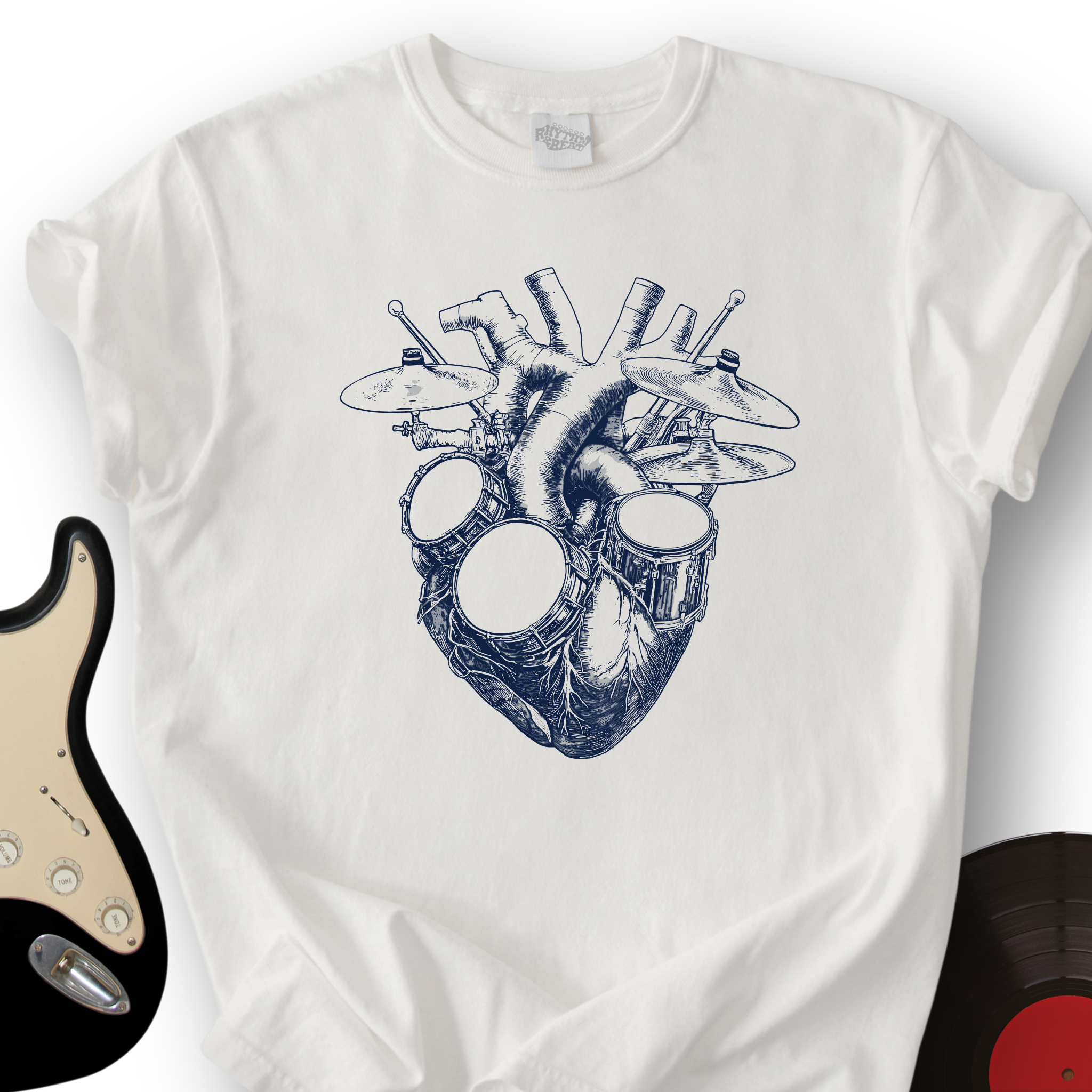 Drums Heart T-Shirt