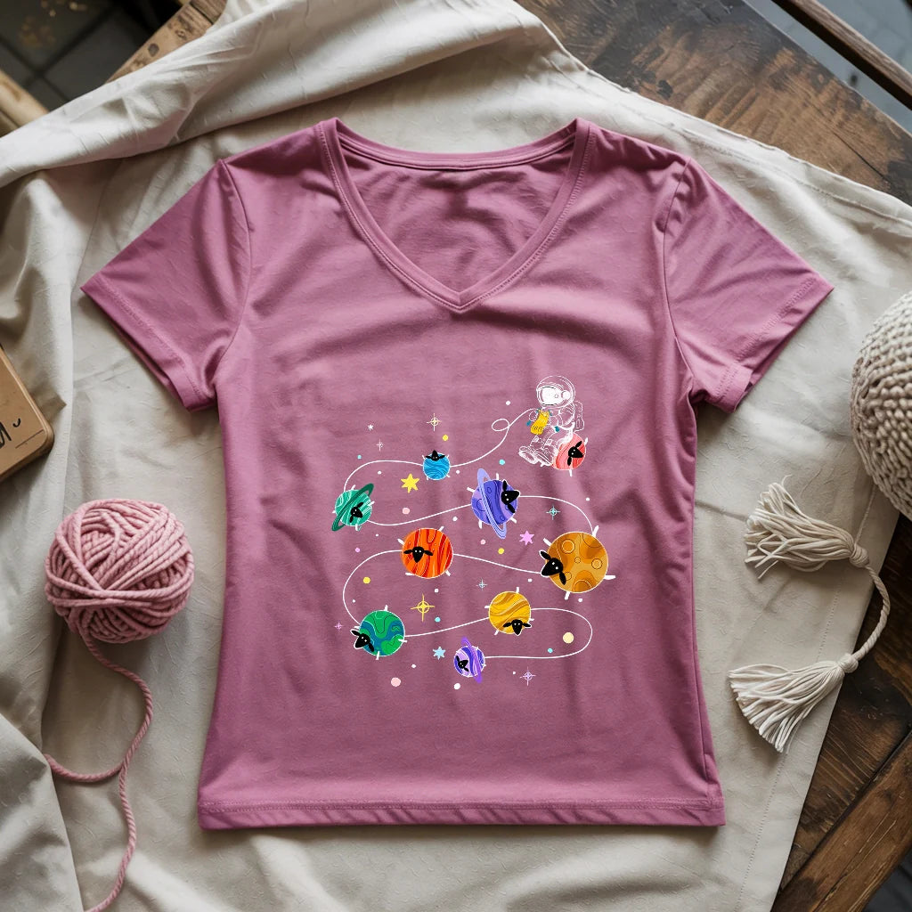 Knitronaunt Lady V-neck