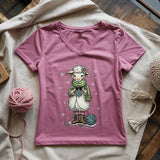 Knitting Snowflex Lady V-neck