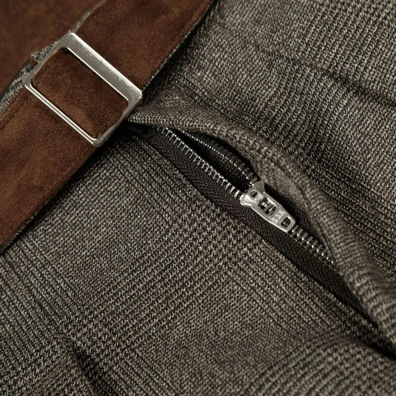 Belted Pleated Pants