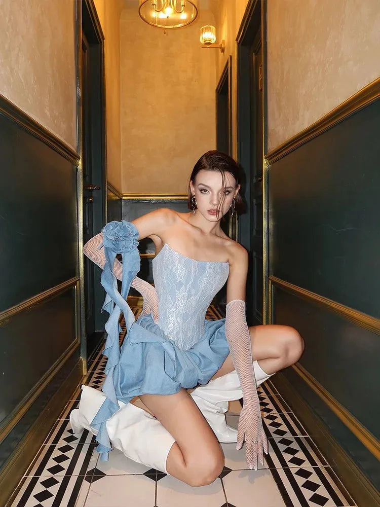 Bubble Corset Mini Dress