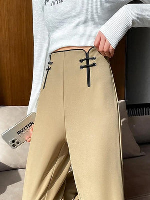 Casual High Waisted Pants