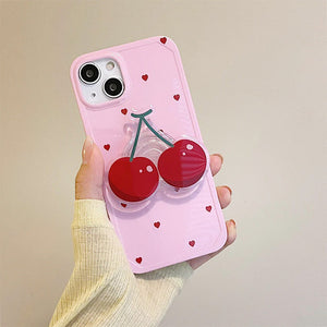 Cherry Heart iPhone Case