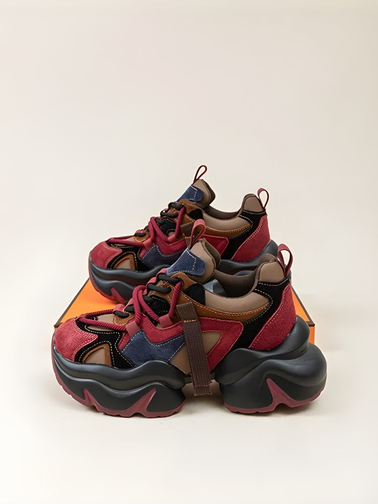 Color Block Platform Sneakers