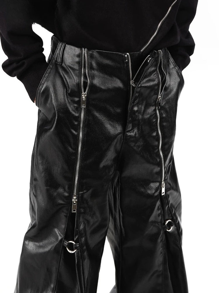 Cyberpunk Zip-Up Parachute Pants