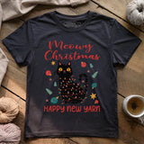 Meowy Christmas T-shirt