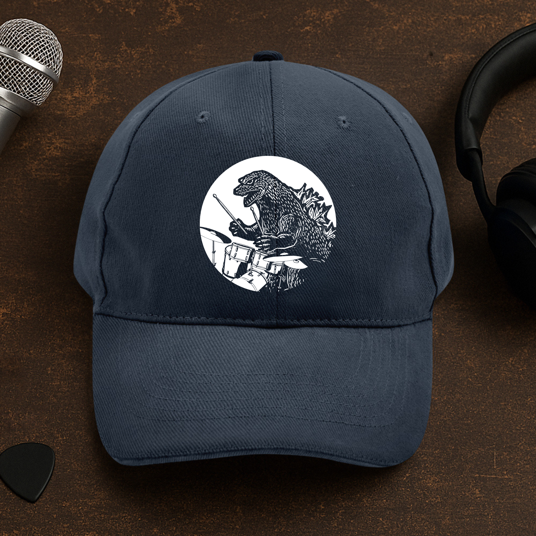 Dinosaur Guitar Cap