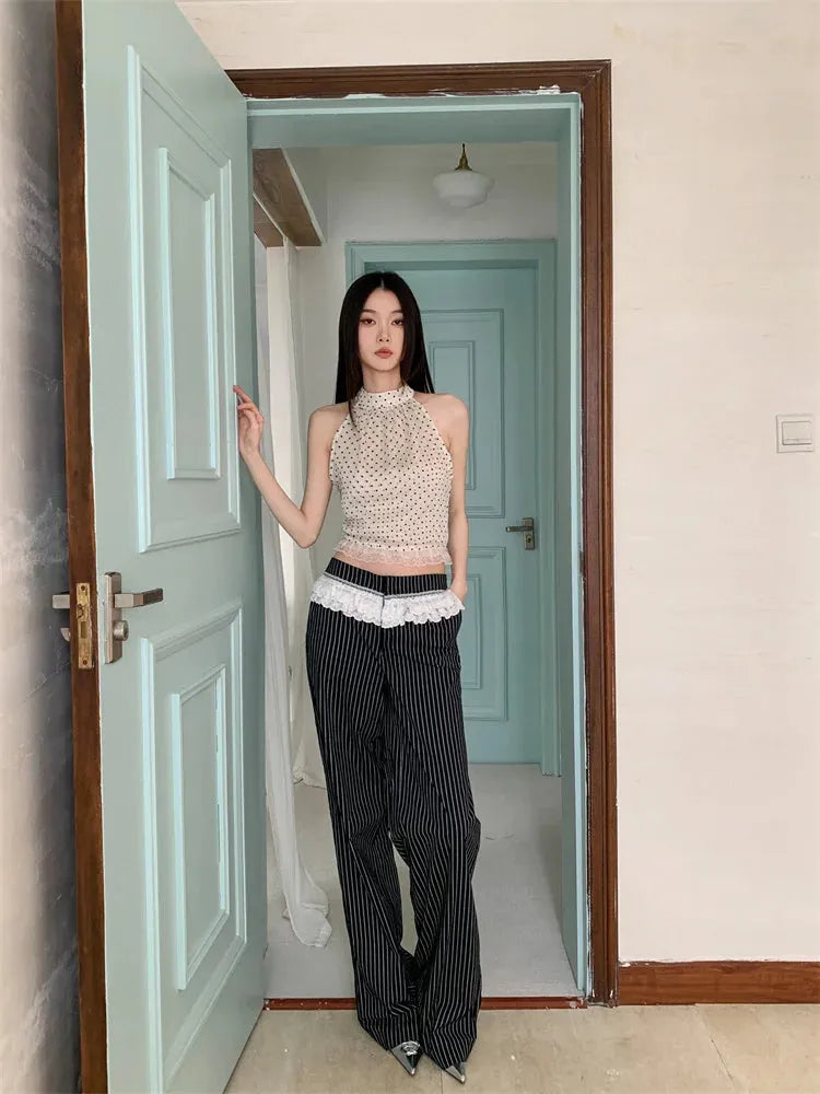 Polka Dot Halter Top