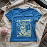 Good Day To Crochet Lady V-neck