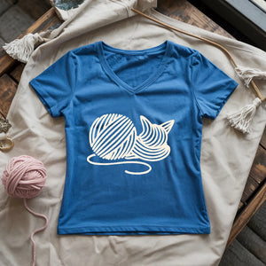 Knitten Lady V-neck