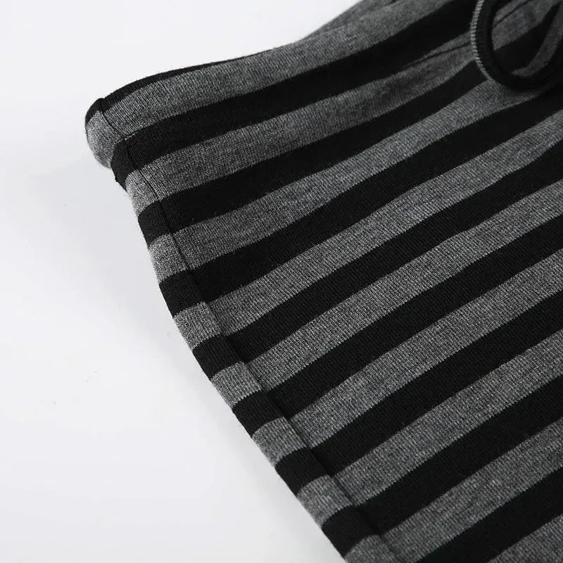 Striped Flare Sweatpants