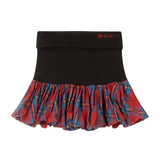 Aesthetic Plaid Balloon Mini Skirt