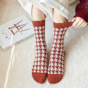 Too Well Brown Socks