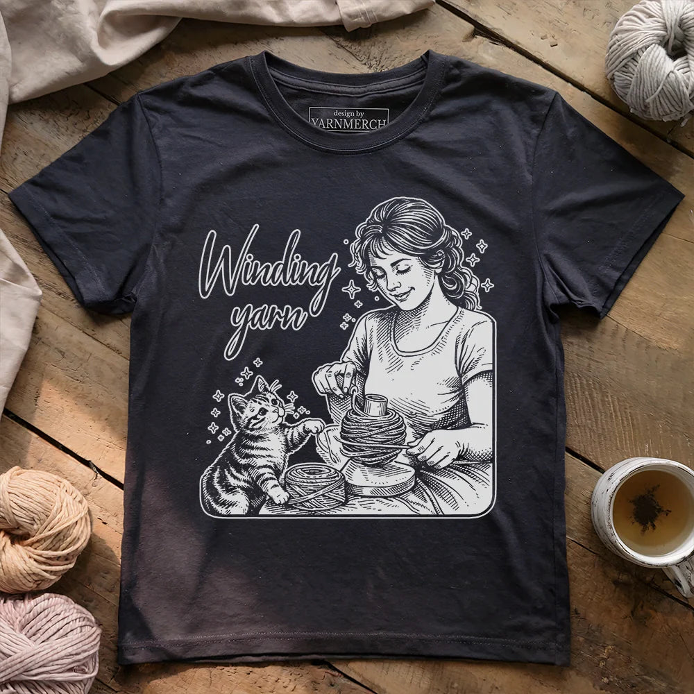 Winding Yarn T-shirt
