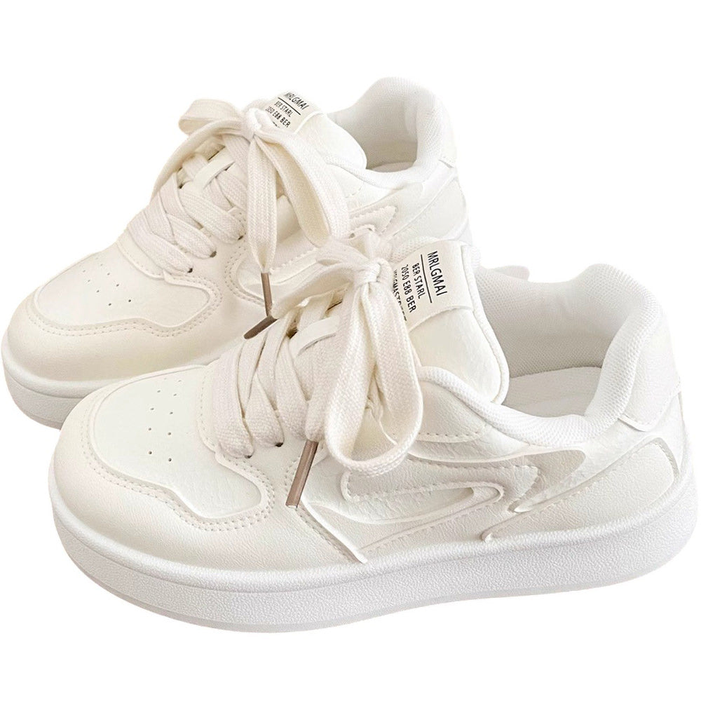 Self Made Skater Sneakers in White