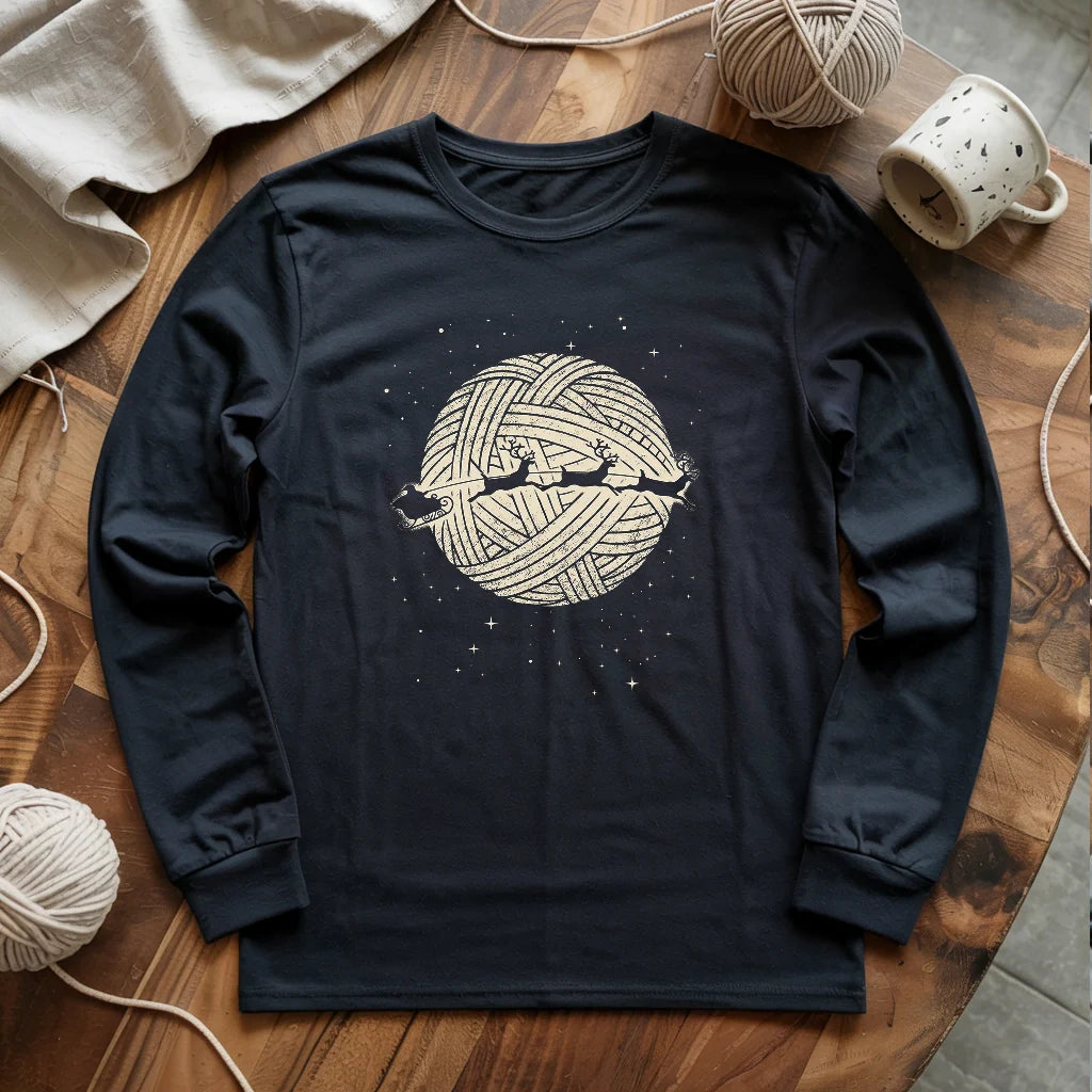 Christmas Yarn Night Long Sleeve T-shirt