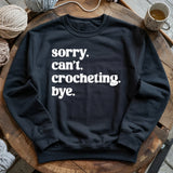 Crocheting. Bye Sweatshirt