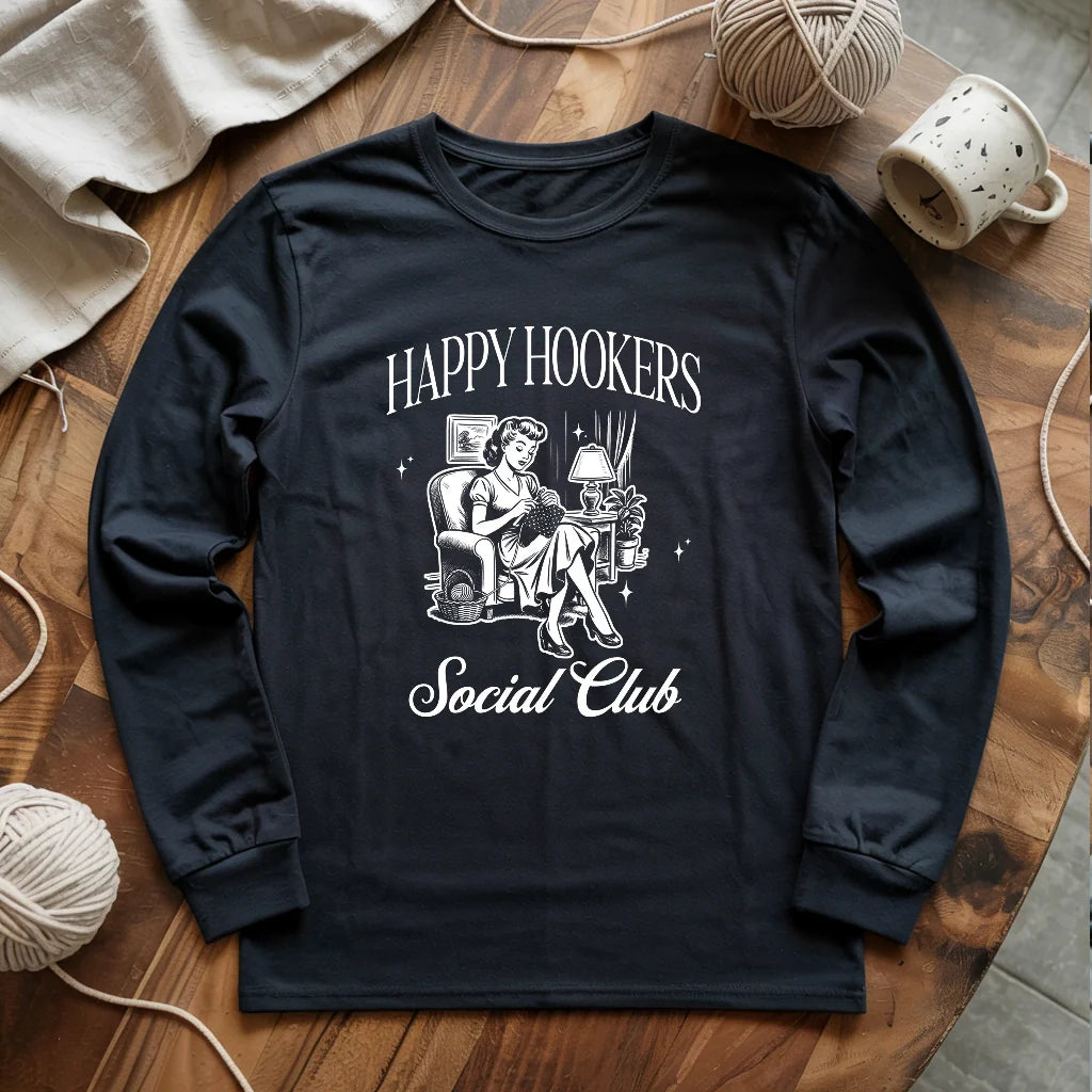 Happy Hooker Club Long Sleeve T-shirt