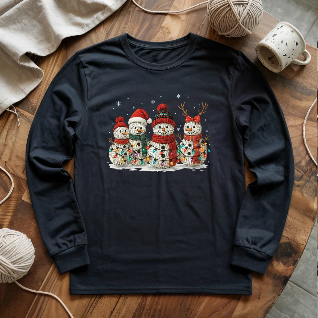 Yarny Snow Crew Long Sleeve T-shirt