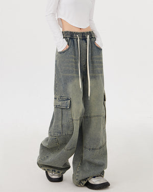 Coffee Break Wide Leg Cargo Pants