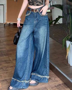 Teenage Drama Wide-Leg Jeans