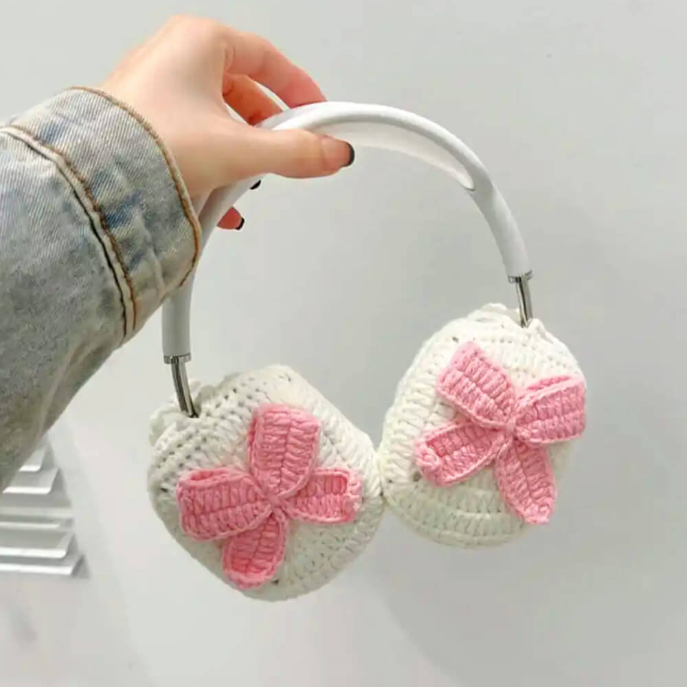 Bow Crochet AirPods Max Case