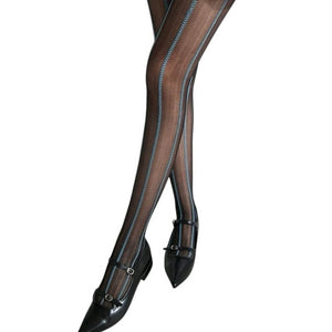 Self Made Contrast Seam Line Tights