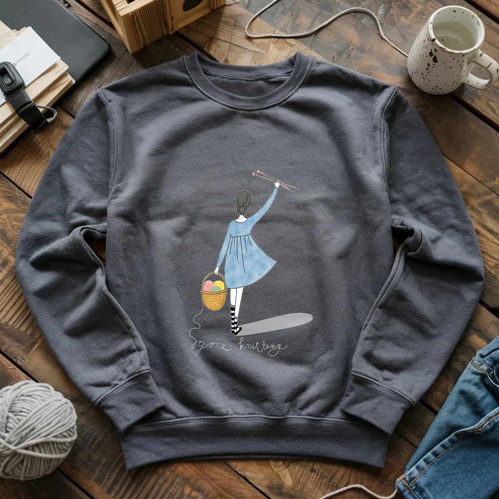 Gone Knitting Sweatshirt