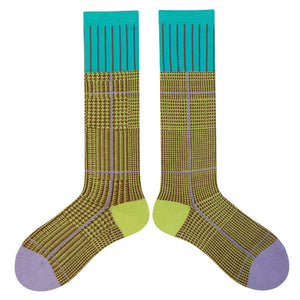 Geometric Knee-High Socks