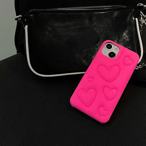 Heart Puffer iPhone Case